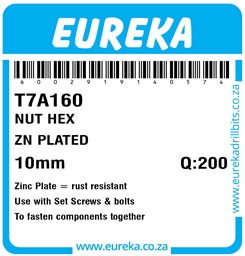 T7A160 - Hex Nut -T7A160_Label_T